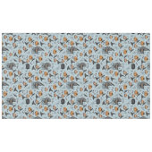 Nappe de table pour landau de bébé victorien bleu (Devant (Horizontal))