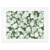 Nappe de table printanière feuille d'eucalyptus mo (Devant (Horizontal))