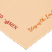 Nappe de Thanksgiving, corne d'abondance et prière (Angle)