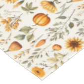 Nappe de Thanksgiving décor citrouilles, tournesol (Angle)