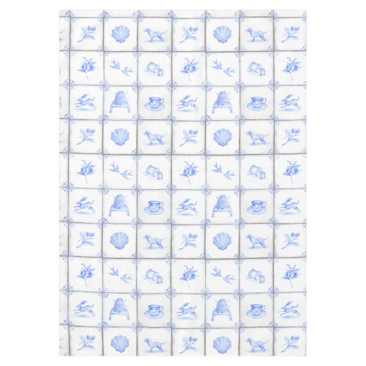 Nappe de tuile de Delft (Devant)