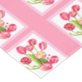 Nappe de tulipes roses (Angle)