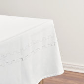 Nappe de vacances de monogramme de guirlande de (In Situ)