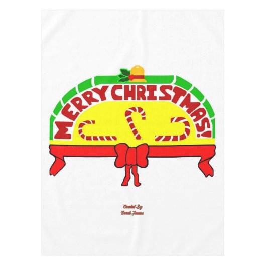 Nappe de voeux de Noël (Devant)