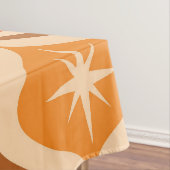 Nappe Début atomique du milieu du siècle sur Orange Ogee (In Situ)