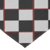 Nappe d'échecs gris noir (Angle)