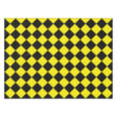 Nappe d'échecs noir et jaune (Devant (Horizontal))