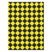Nappe d'échecs noir et jaune (Devant)