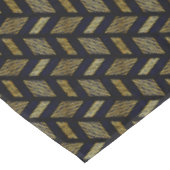 Nappe Déco moderne Abstrait Motif Black Gold Géométrique (Angle)