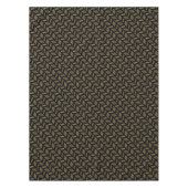 Nappe Déco moderne Abstrait Motif Black Gold Géométrique (Devant)