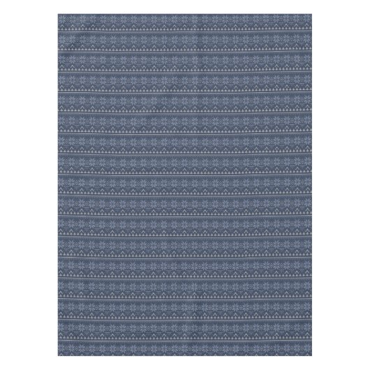Nappe Décor blanc et bleu scandinave (Devant)