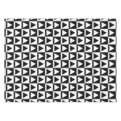 Nappe Décor blanc&noir Triangles&Checkers Design (Devant (Horizontal))