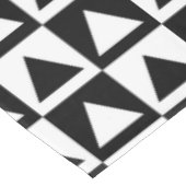 Nappe Décor blanc&noir Triangles&Checkers Design (Angle)