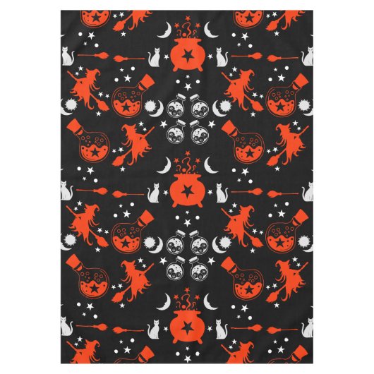 Nappe Décor cadeau de nuit sorcière (Devant)