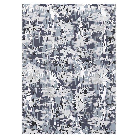Nappe Décor Camouflage numérique de style urbain (Devant)