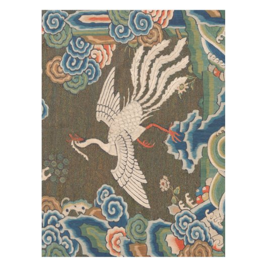 Nappe Décor d'antiquité chinois d'oiseaux (Devant)