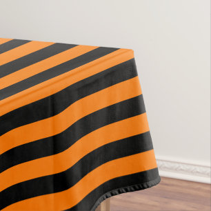 Nappe Décor de fête de la Maison Noire Orange Halloween