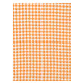 Nappe Décor de fête d'Halloween À damiers blanc orange (Devant)