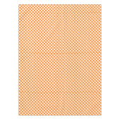 Nappe Décor de la À damiers d'Halloween orange blanc (Devant)