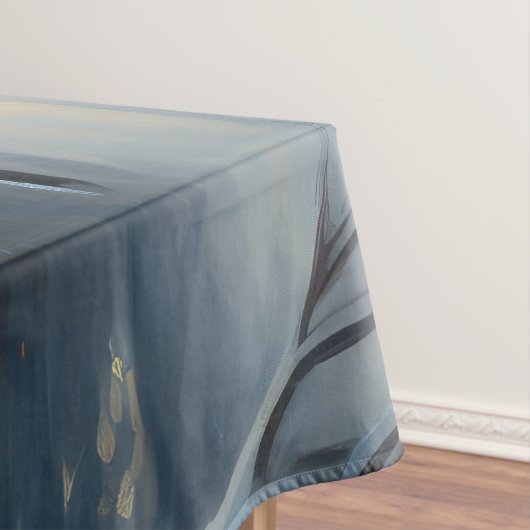 Nappe Décor de Noël Abyssinian Snowy Sleigh Ride (In Situ)