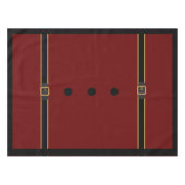 Nappe Décor de Noël de Ceinture Père Noël Rouge Noir (Devant (Horizontal))