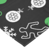Nappe Décor de Noël de la police (Angle)