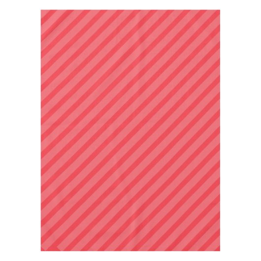 Nappe Décor de Noël simple rayé rouge (Devant)