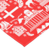 Nappe Décor de Noël traditionnel finlandais (Angle)