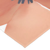 Nappe Décor de table en terre cuite Fleur sauvage Boho r (Angle)