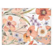 Nappe Décor de table en terre cuite Fleur sauvage Boho r (Devant (Horizontal))