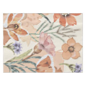 Nappe Décor de table en terre cuite Fleur sauvage Boho r (Devant (Horizontal))
