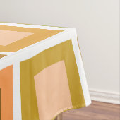 Nappe Décor des années 1950 Motif carreaux brûlés orange (In Situ)