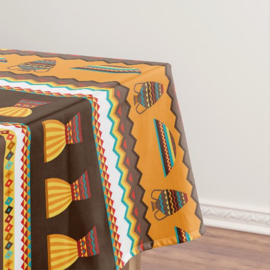 Nappe Décor des motifs tribaux africains (In Situ)