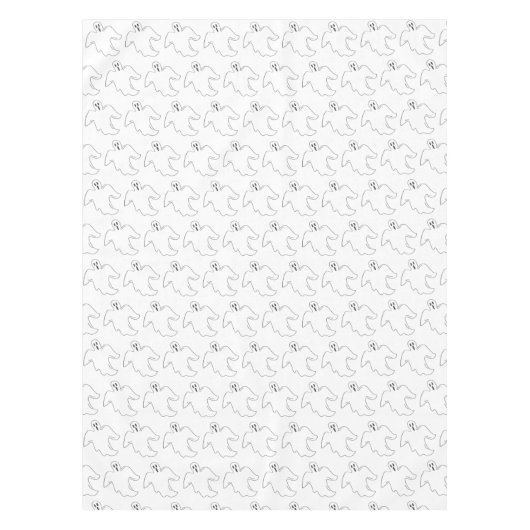 Nappe Décor d'impression éffrayant Halloween Party Ghost (Devant)