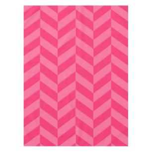 Nappe Décor Élégant De La Salle À Manger Rose Chevron