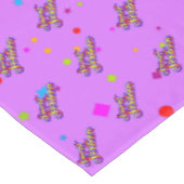 Nappe Décor Gradient Styliszed Sweet 16 sur rose (Angle)