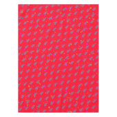 Nappe Décor Gradient Styliszed Sweet 16 sur Rouge (Devant)