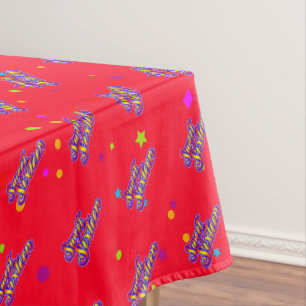 Nappe Décor Gradient Styliszed Sweet 16 sur Rouge