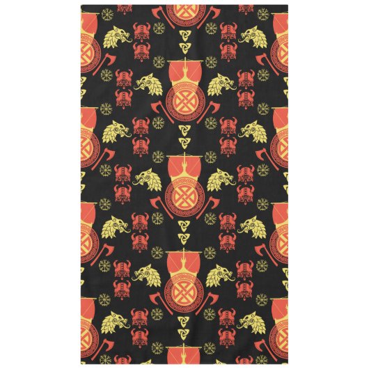 Nappe Décor maison scandinave Viking Norsemen (Devant)