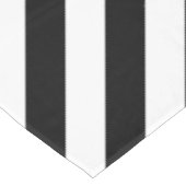 Nappe Décor moderne noir blanc rayures Motif chic maison (Angle)