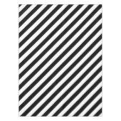 Nappe Décor moderne noir blanc rayures Motif chic maison (Devant)