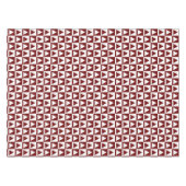Nappe Décor rouge&blanc Triangles&Checkers Design (Devant (Horizontal))