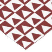 Nappe Décor rouge&blanc Triangles&Checkers Design (Angle)