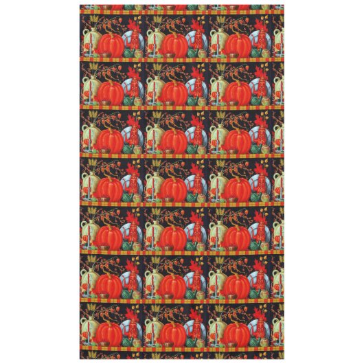 Nappe Décoration Citrouille Festive d'automne (Devant)