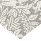 Nappe Décoration de maison florale en damas blanc élégan (Angle)