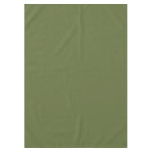 Nappe Décoration de mariage vert olive moderne (Devant)