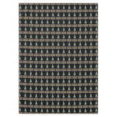 Nappe Décorations d'arbre de Noël cloches d'arc rouge no (Devant)