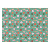 Nappe Décorations de Noël motif - vert (Devant (Horizontal))