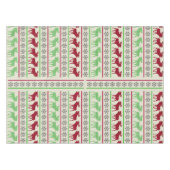 NAPPE DÉCORATIONS DE NOËL RENNE (Devant (Horizontal))
