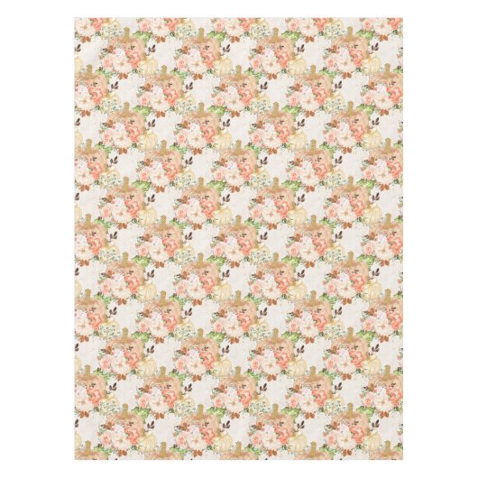 Nappe Décorations élégantes de Little Floral Citrouille (Devant)